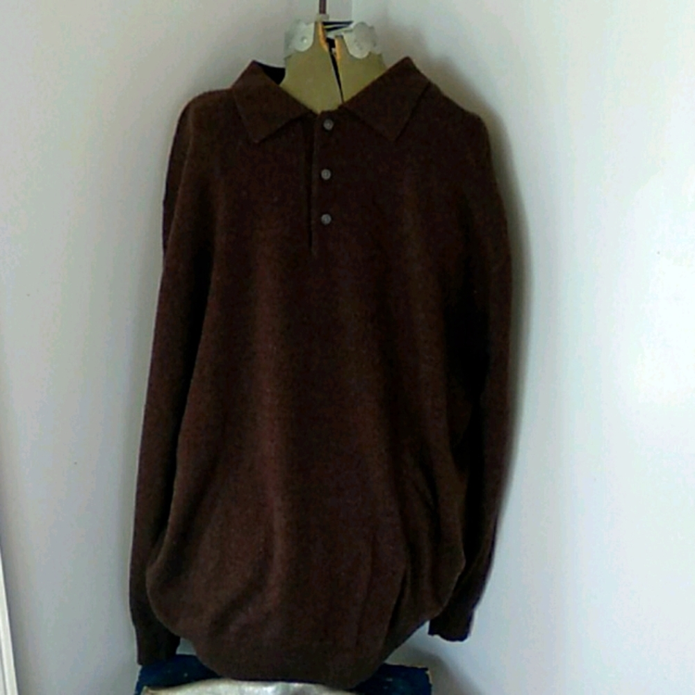 JOS.A BANK CASHMERE SWEATER MENS XXL